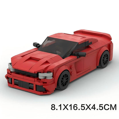 American Supercharged V8 Coupe MOC Building Kit | Performance Vehicle Model - 6