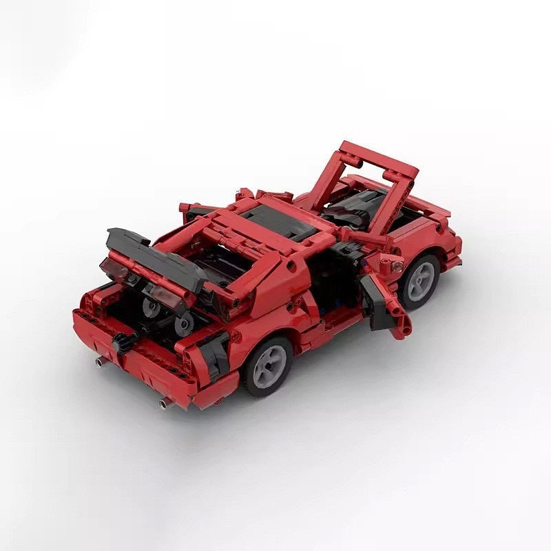 American V8 Street Performance Coupe MOC Building Kit | Muscle Car Model - 2