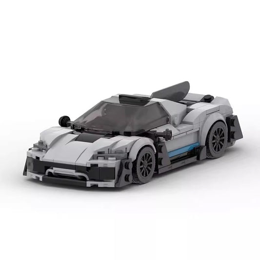 AMG-Style Performance Hypercar Building Kit | LEGO-Compatible MOC - 1