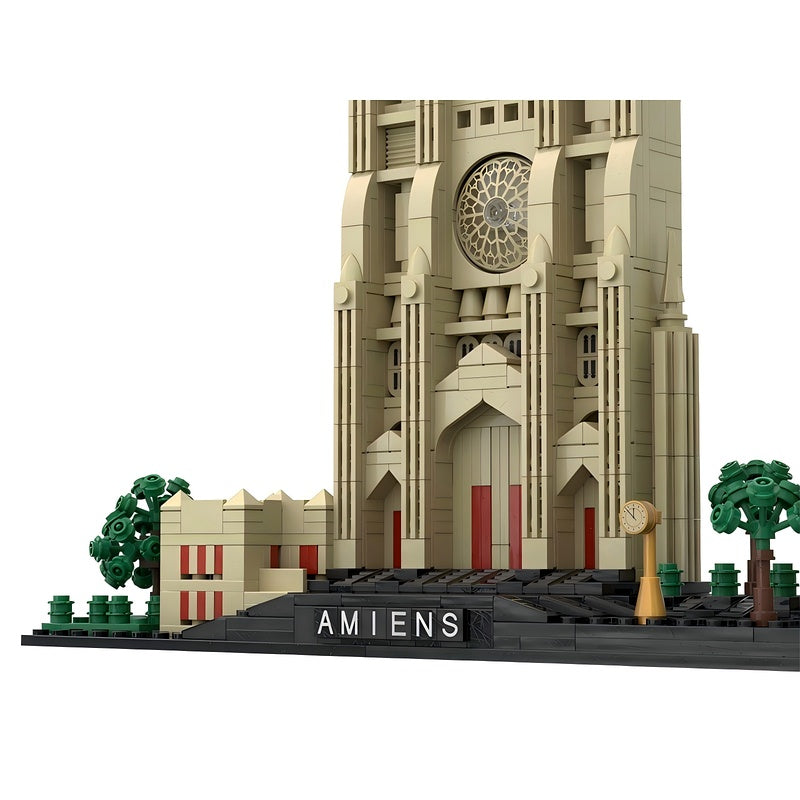 Amiens France Skyline Architecture Building Kit | LEGO-Compatible MOC - 1