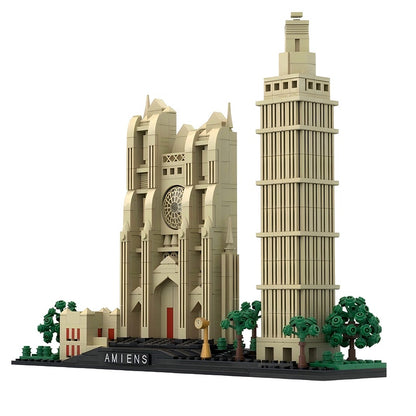 Amiens France Skyline Architecture Building Kit | LEGO-Compatible MOC - 5