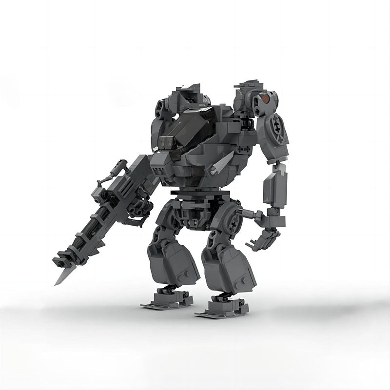 AMP Mecha Suit MOC Building Kit | Futuristic Armored Figure Model - 1