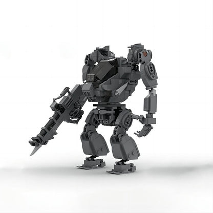 AMP Mecha Suit MOC Building Kit | Futuristic Armored Figure Model - 1