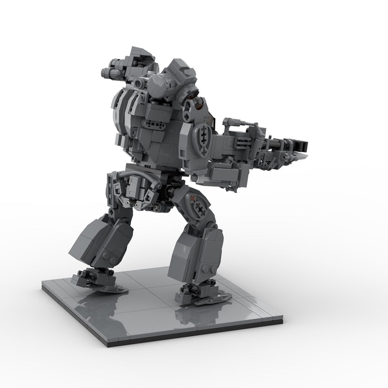 AMP Mecha Suit MOC Building Kit | Futuristic Armored Figure Model - 3