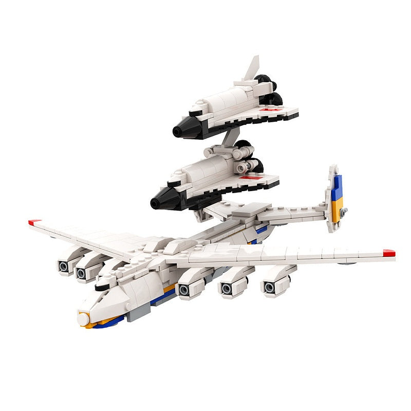 AN-225 Mriya Transport Aircraft MOC Building Kit | 1:300 Scale Model - 8