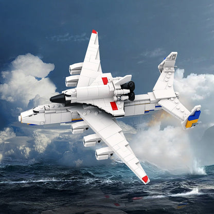 AN-225 Mriya Transport Aircraft MOC Building Kit | 1:300 Scale Model - 9