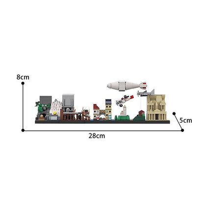 Ancient Adventure Skyline MOC Architecture Building Kit - 2