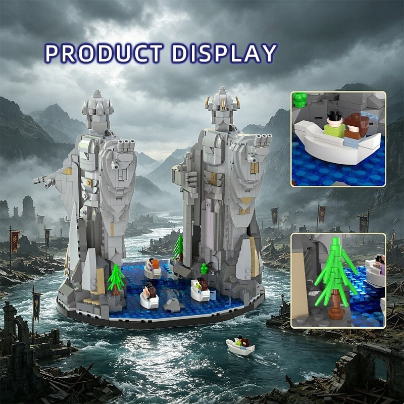 Ancient Fantasy Guardian Statues MOC Building Kit - 5