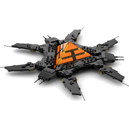 Ancient God Dark Galactic Mothership Capital Ship Building Kit | LEGO-Compatible MOC - 5