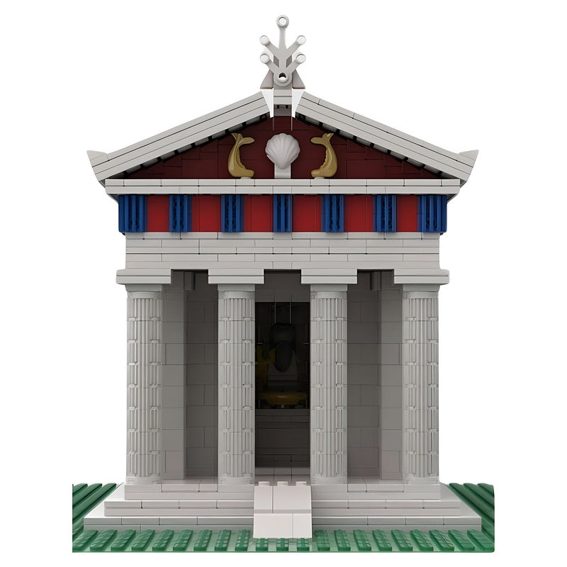 Ancient Greek Temple of Poseidon MOC Building Kit - 2