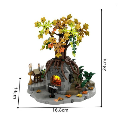 Ancient Sword Reforging Forge MOC Fantasy Building Kit - 3