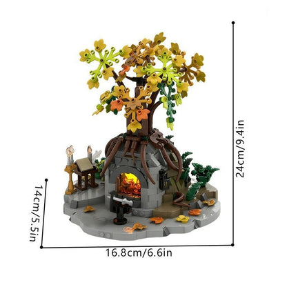 Ancient Sword Reforging Forge MOC Fantasy Building Kit - 4