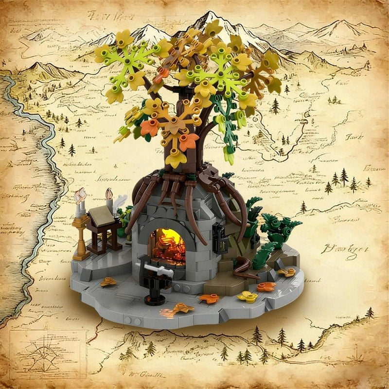 Ancient Sword Reforging Forge MOC Fantasy Building Kit - 6