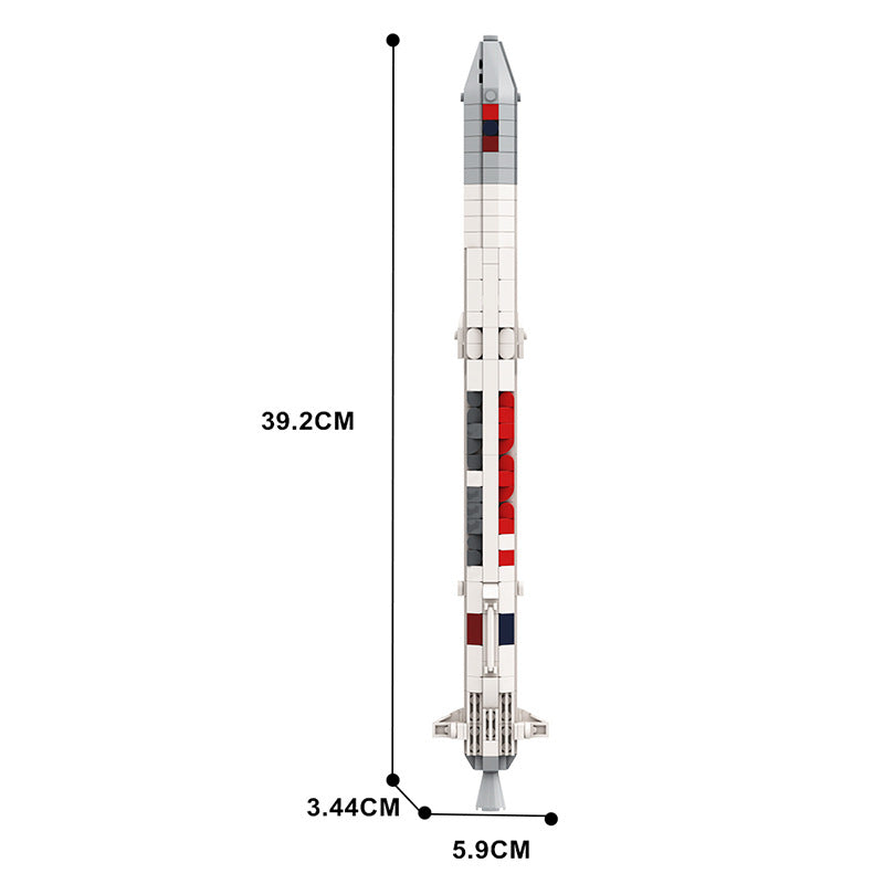 Angara 1.2 Rocket Building Kit | 1:110 Scale | LEGO-Compatible MOC - 4