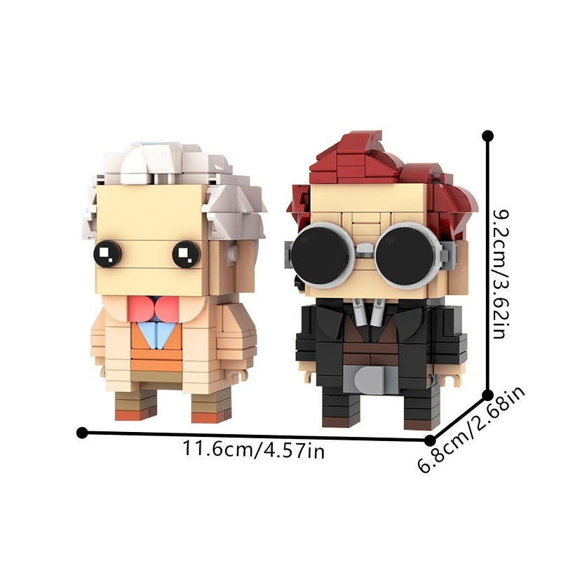 Angel And Demon Pair Cube Character MOC Building Kit - 4