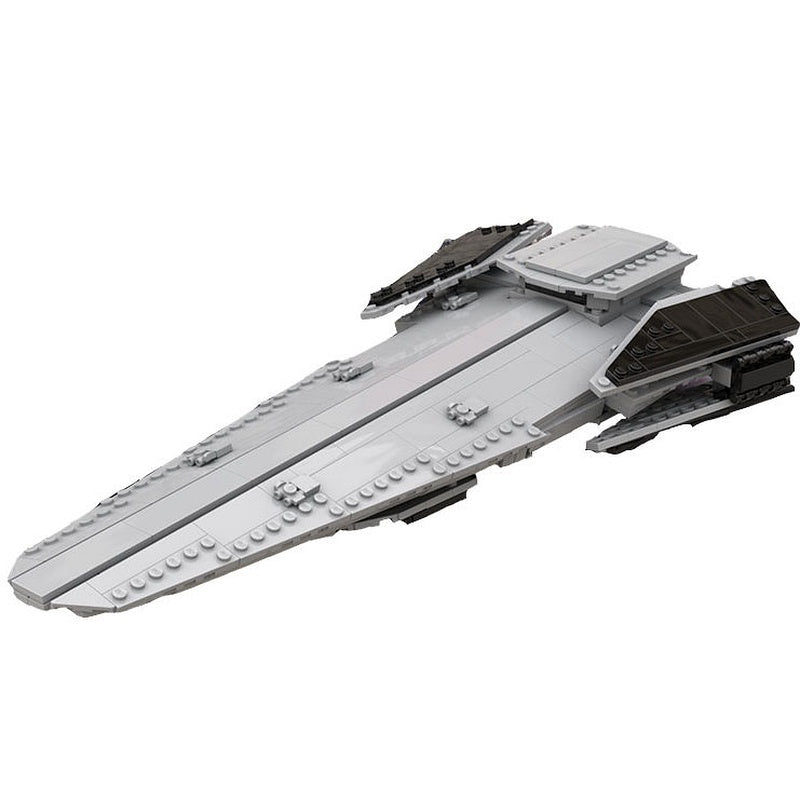 Angular Sci-Fi Patrol Corvette 1:425 MOC Building Kit - 2