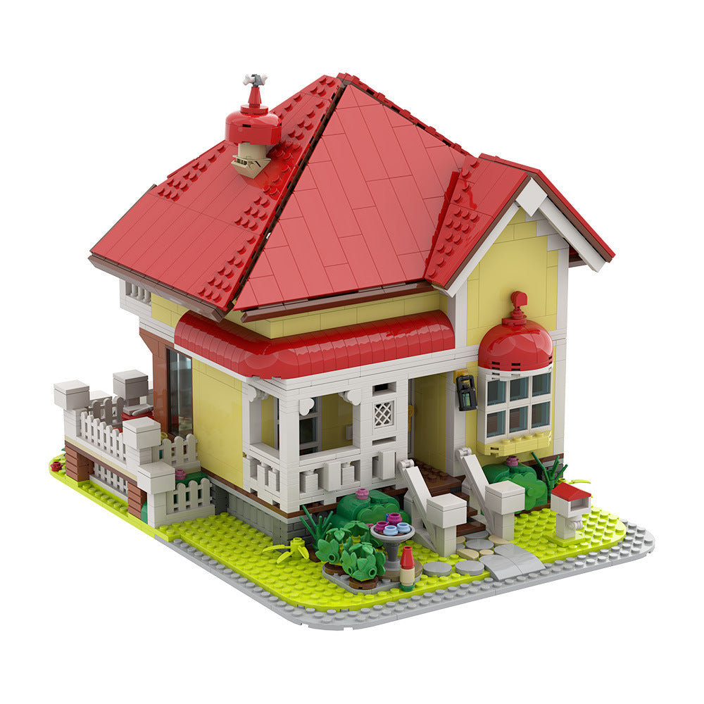 Animated Style Family Villa MOC Building Kit 1