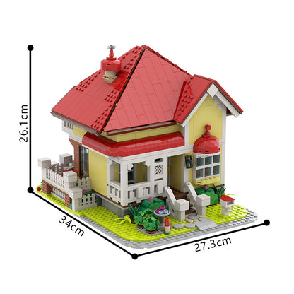 Animated Style Family Villa MOC Building Kit 4