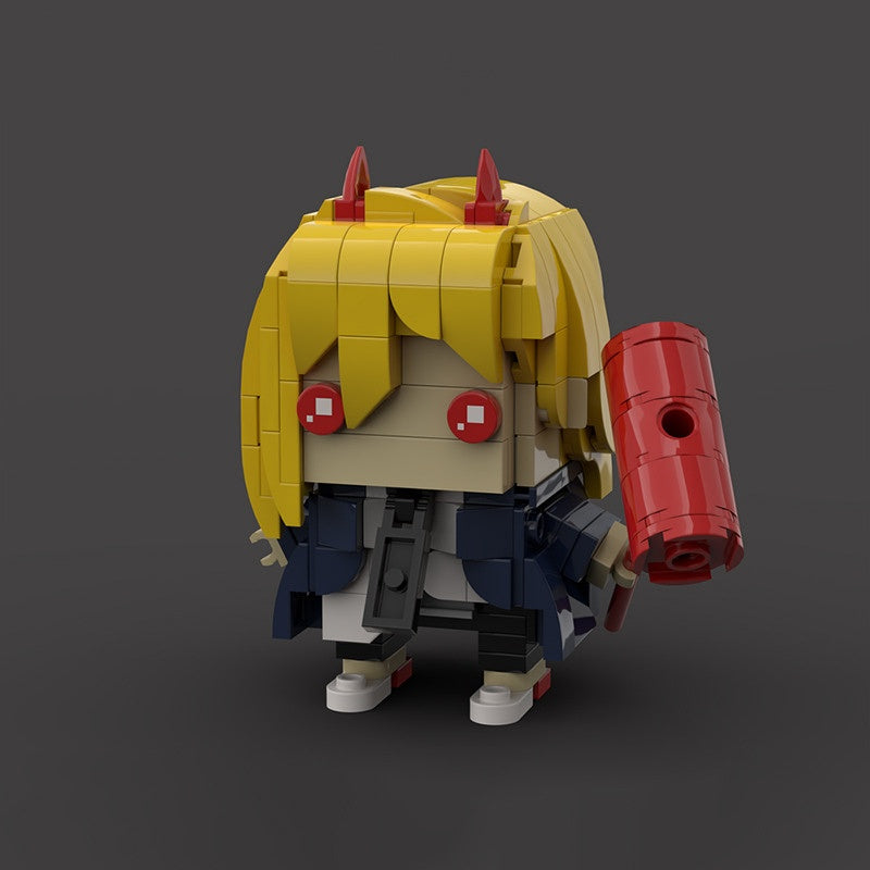 Anime Chainsaw Hero Squad BrickHeadz Building Kit | LEGO-Compatible MOC - 5