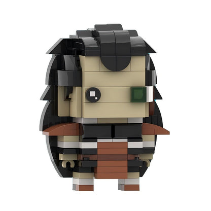 Anime Dragon Warrior BrickHeadz Building Kit | LEGO-Compatible MOC - 12