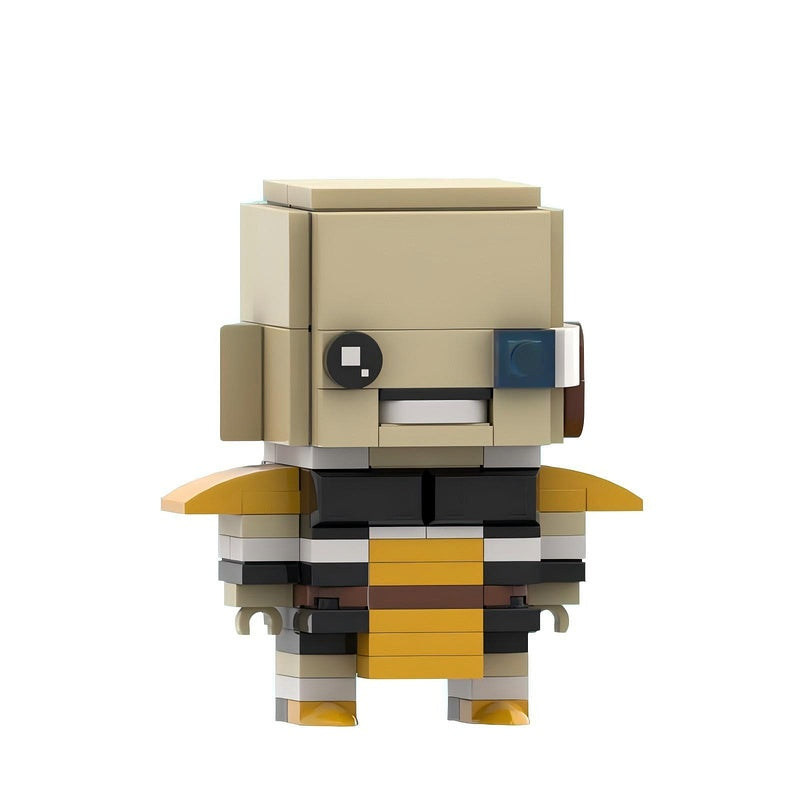 Anime Dragon Warrior BrickHeadz Building Kit | LEGO-Compatible MOC - 13