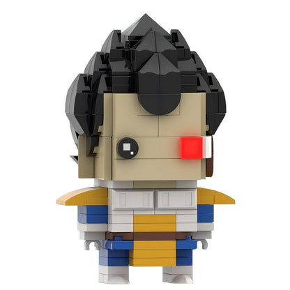 Anime Dragon Warrior BrickHeadz Building Kit | LEGO-Compatible MOC - 14