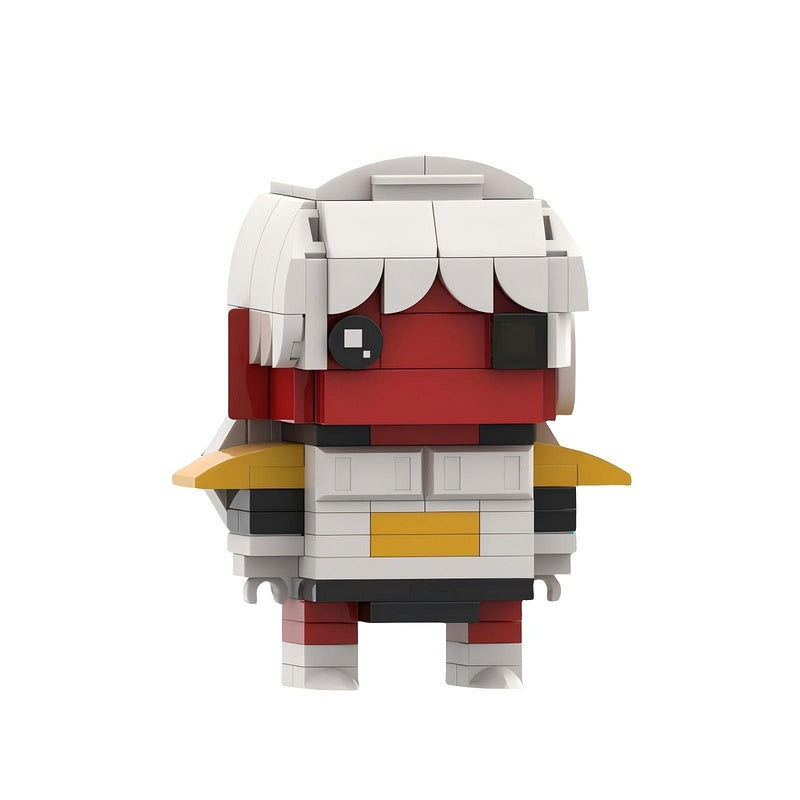 Anime Dragon Warrior BrickHeadz Building Kit | LEGO-Compatible MOC - 6