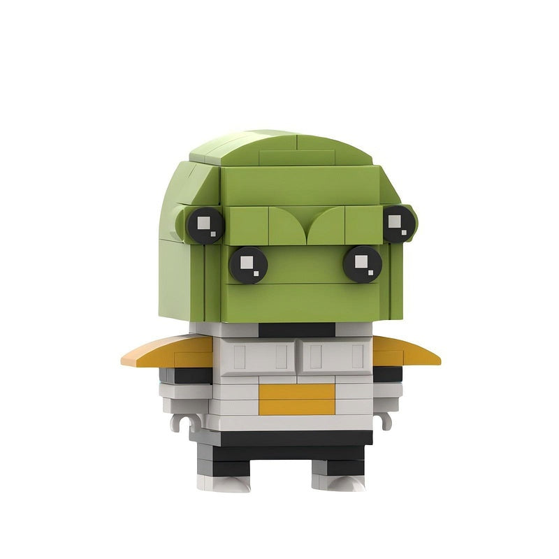 Anime Dragon Warrior BrickHeadz Building Kit | LEGO-Compatible MOC - 7