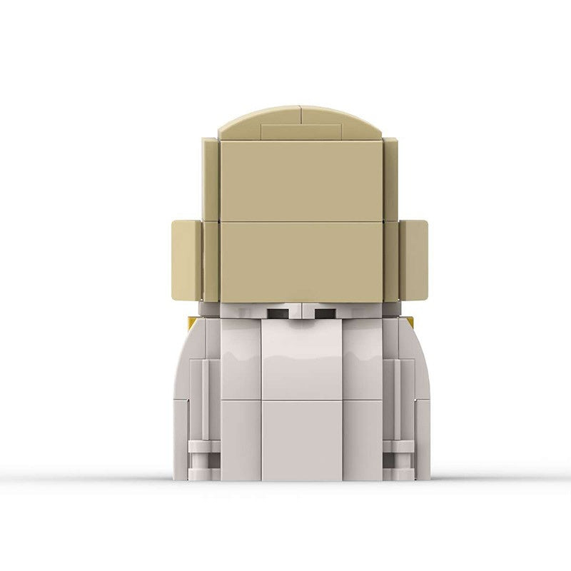 Anime Hero Bald Super Fighter BrickHeadz Building Kit | LEGO-Compatible MOC - 3