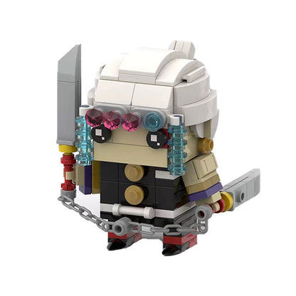 Anime Hero Slayer Squad Brickheadz Building Kit | LEGO-Compatible MOC - 2