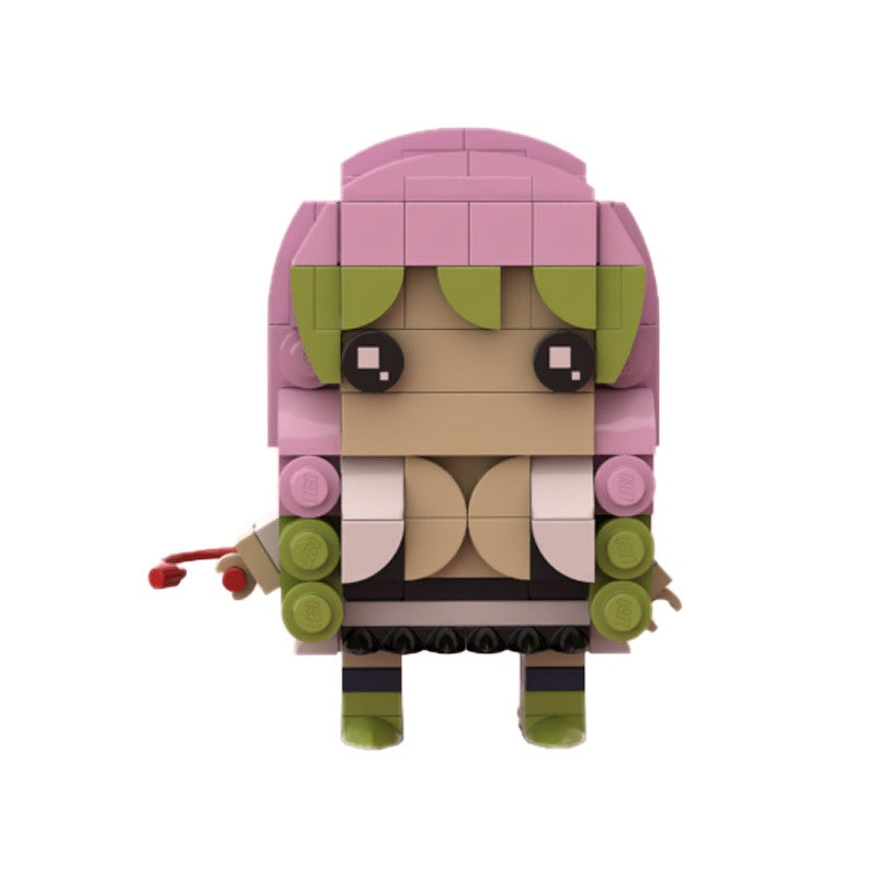 Anime Hero Slayer Squad Brickheadz Building Kit | LEGO-Compatible MOC - 25