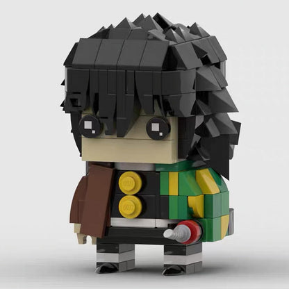 Anime Hero Slayer Squad Brickheadz Building Kit | LEGO-Compatible MOC - 27