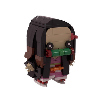 Anime Hero Slayer Squad Brickheadz Building Kit | LEGO-Compatible MOC - 28