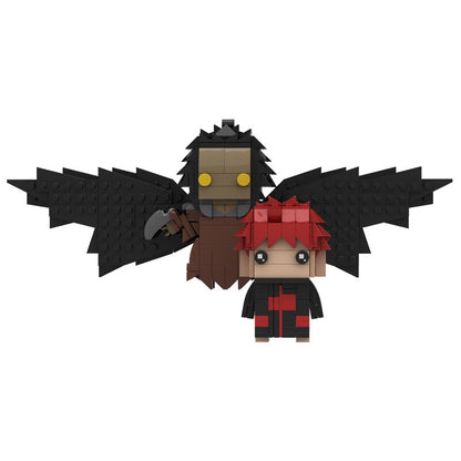 Anime Ninja Hero BrickHeadz Building Kit | LEGO-Compatible MOC - 11