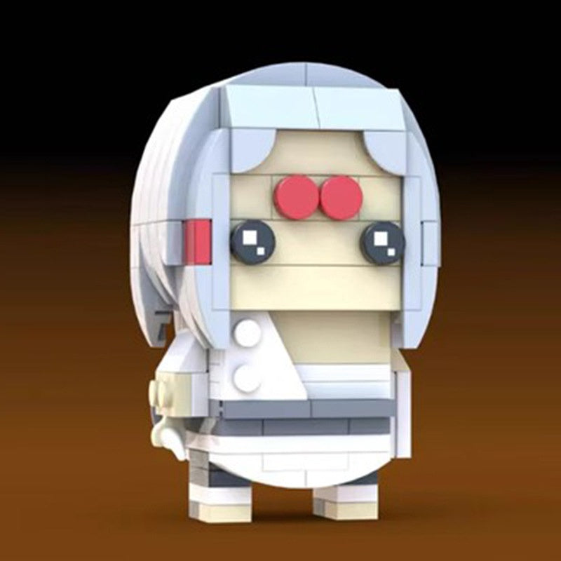 Anime Ninja Hero BrickHeadz Building Kit | LEGO-Compatible MOC - 11