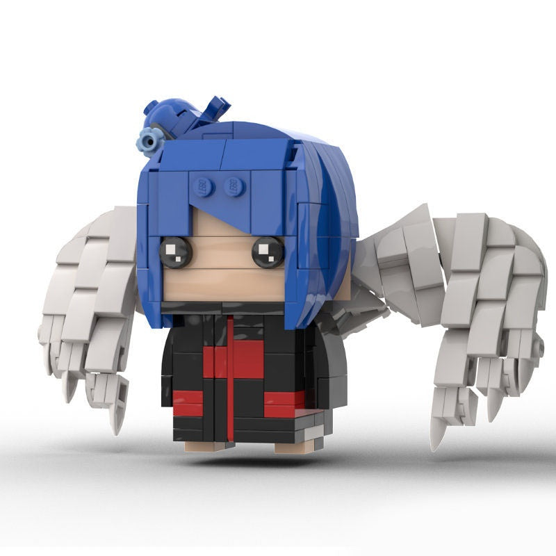 Anime Ninja Hero BrickHeadz Building Kit | LEGO-Compatible MOC - 12