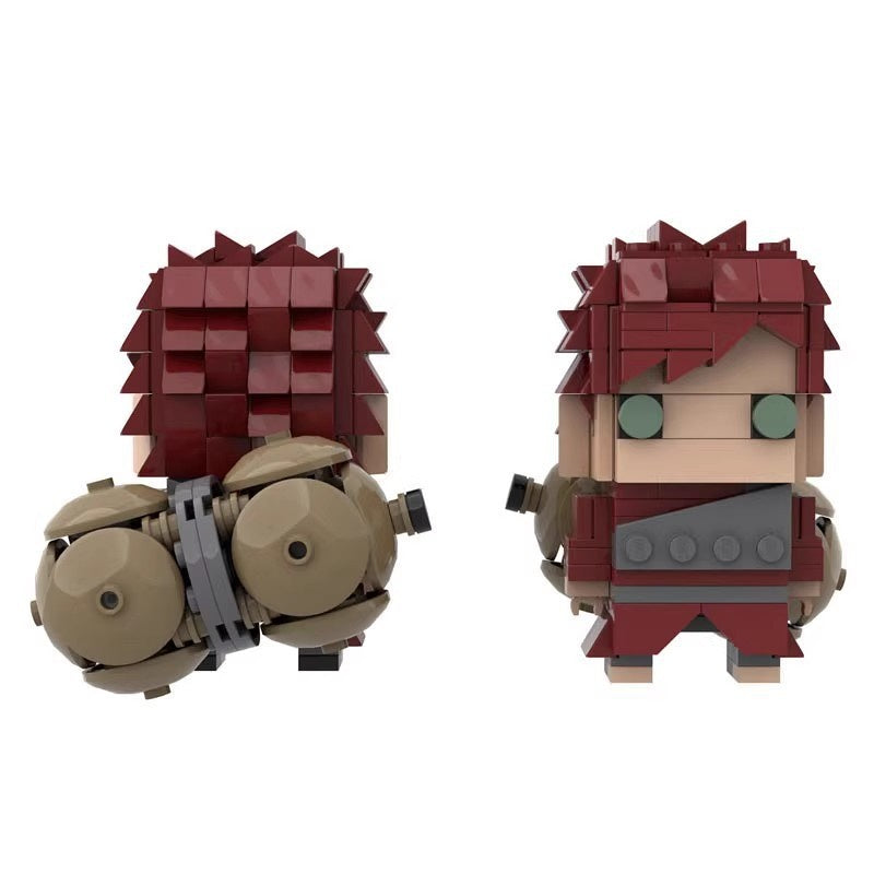 Anime Ninja Hero BrickHeadz Building Kit | LEGO-Compatible MOC - 12