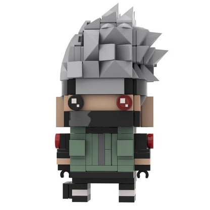 Anime Ninja Hero BrickHeadz Building Kit | LEGO-Compatible MOC - 1