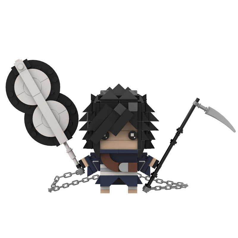 Anime Ninja Hero BrickHeadz Building Kit | LEGO-Compatible MOC - 21