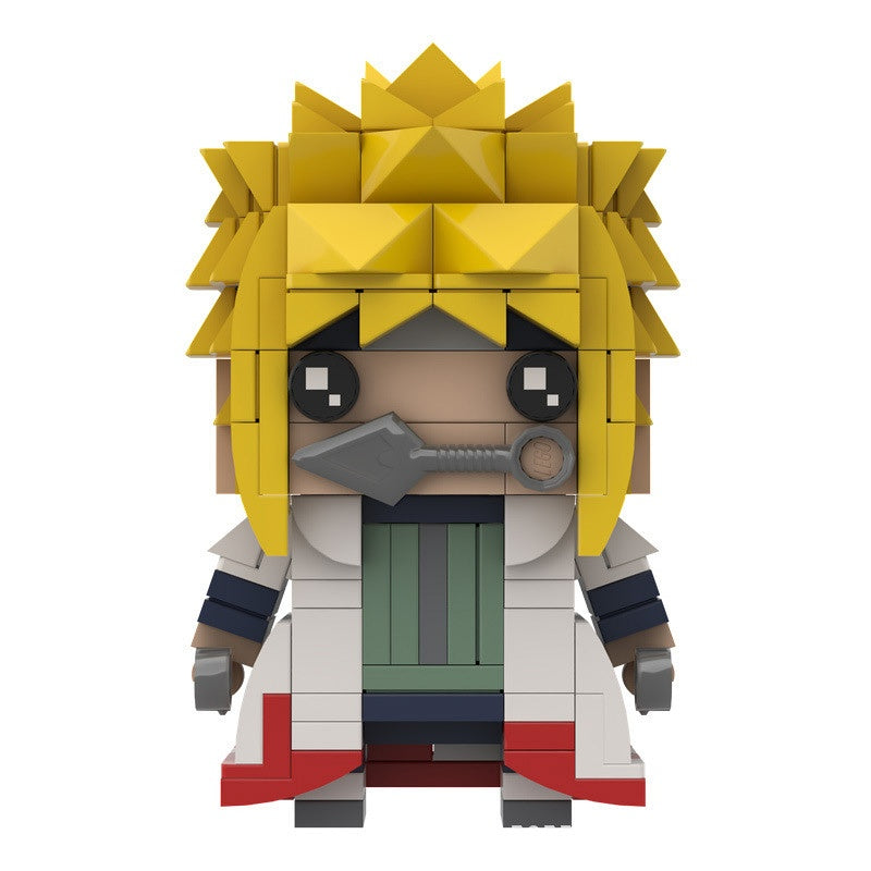 Anime Ninja Hero BrickHeadz Building Kit | LEGO-Compatible MOC - 25
