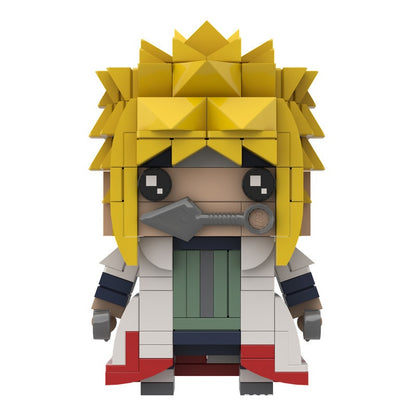 Anime Ninja Hero BrickHeadz Building Kit | LEGO-Compatible MOC - 25