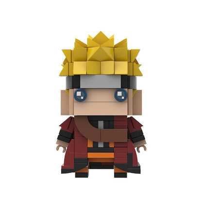 Anime Ninja Hero BrickHeadz Building Kit | LEGO-Compatible MOC - 2
