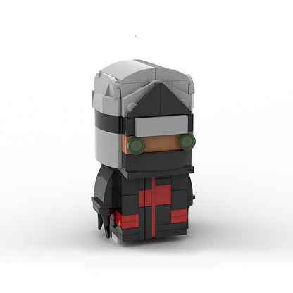 Anime Ninja Hero BrickHeadz Building Kit | LEGO-Compatible MOC - 37