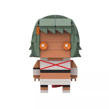 Anime Ninja Hero BrickHeadz Building Kit | LEGO-Compatible MOC - 3
