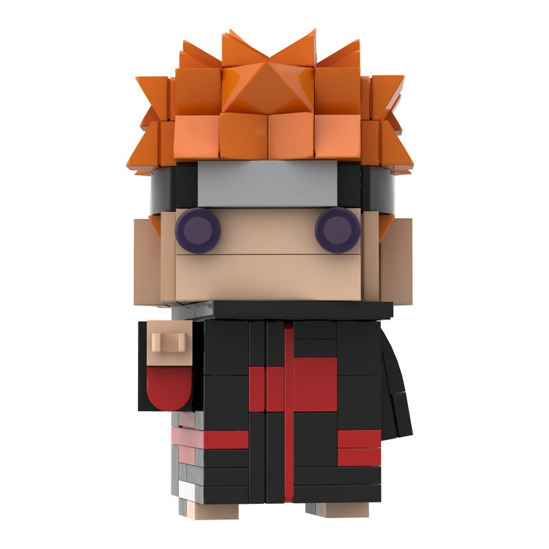 Anime Ninja Hero BrickHeadz Building Kit | LEGO-Compatible MOC - 8