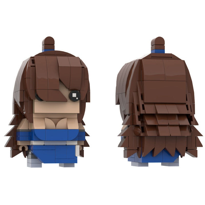 Anime Ninja Hero BrickHeadz Building Kit | LEGO-Compatible MOC - 8