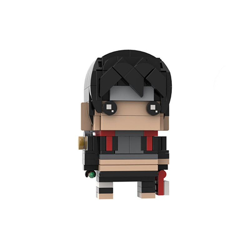 Anime Ninja Hero BrickHeadz Building Kit | LEGO-Compatible MOC - 9