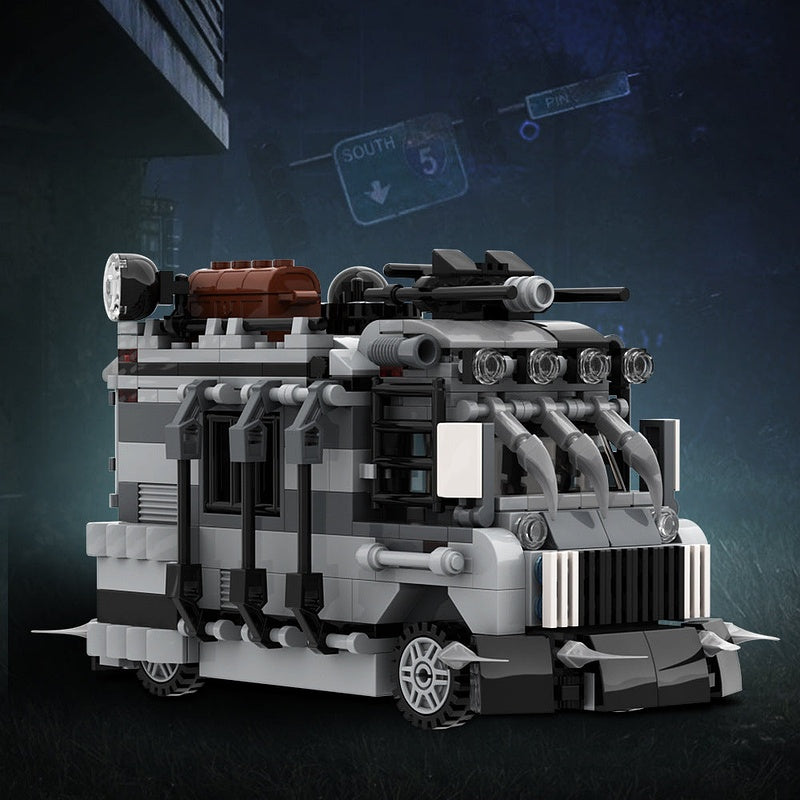 Anti Zombie Van MOC Building Kit | Armored Survival Vehicle Model - 2
