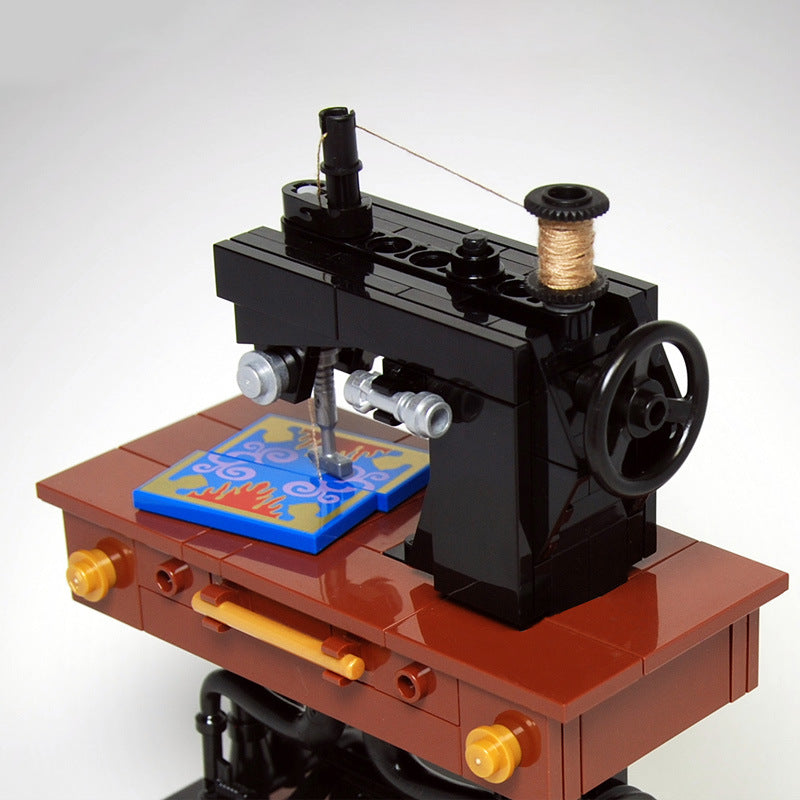 Antique Singer Manual Machine Building Kit | LEGO-Compatible MOC - 3