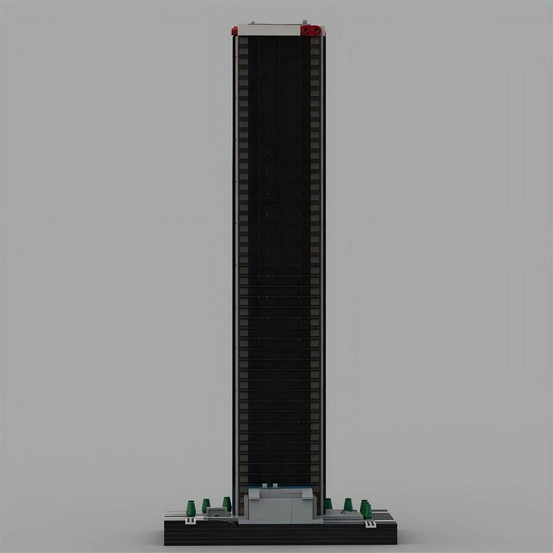 Aon Center LA Skyscraper Building Kit | 1/650 Scale LEGO-Compatible MOC - 2